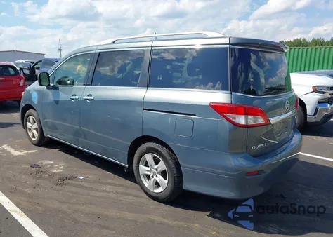 2013 Nissan Quest Sv из США, поврежденный, VIN JN8AE2KP7D9066658